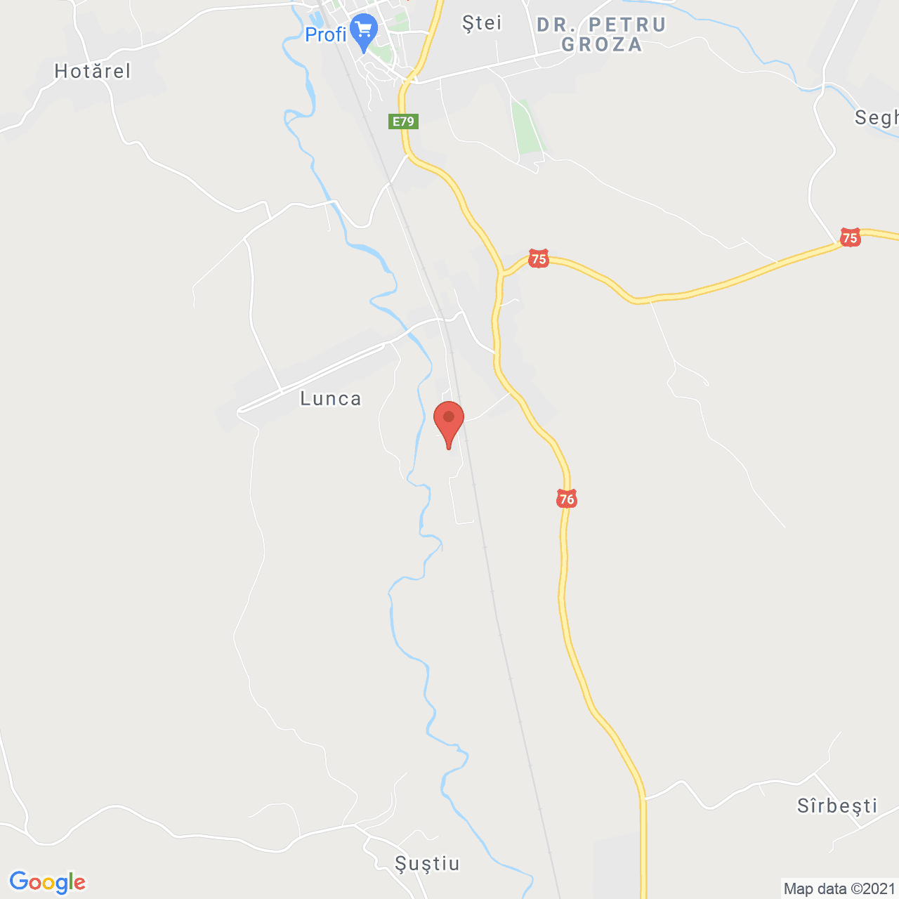 Poza harta streetview, zoom 14, adresa Lunca, Lunca, judetul Bihor