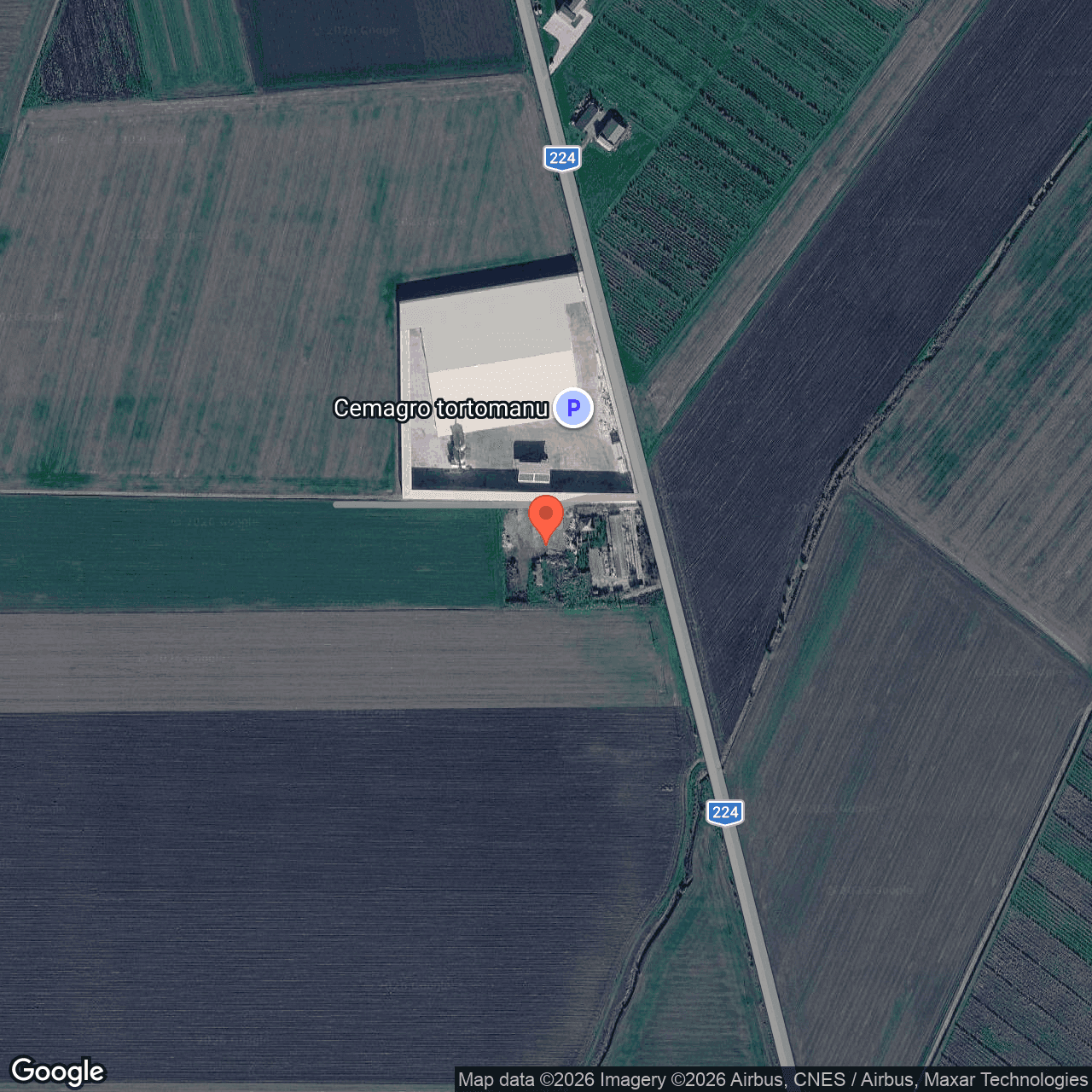 Poza harta hybrid, zoom 16, adresa Tortomanu Judet Constanta, Sos. DJ 224 nr. 5, , judetul