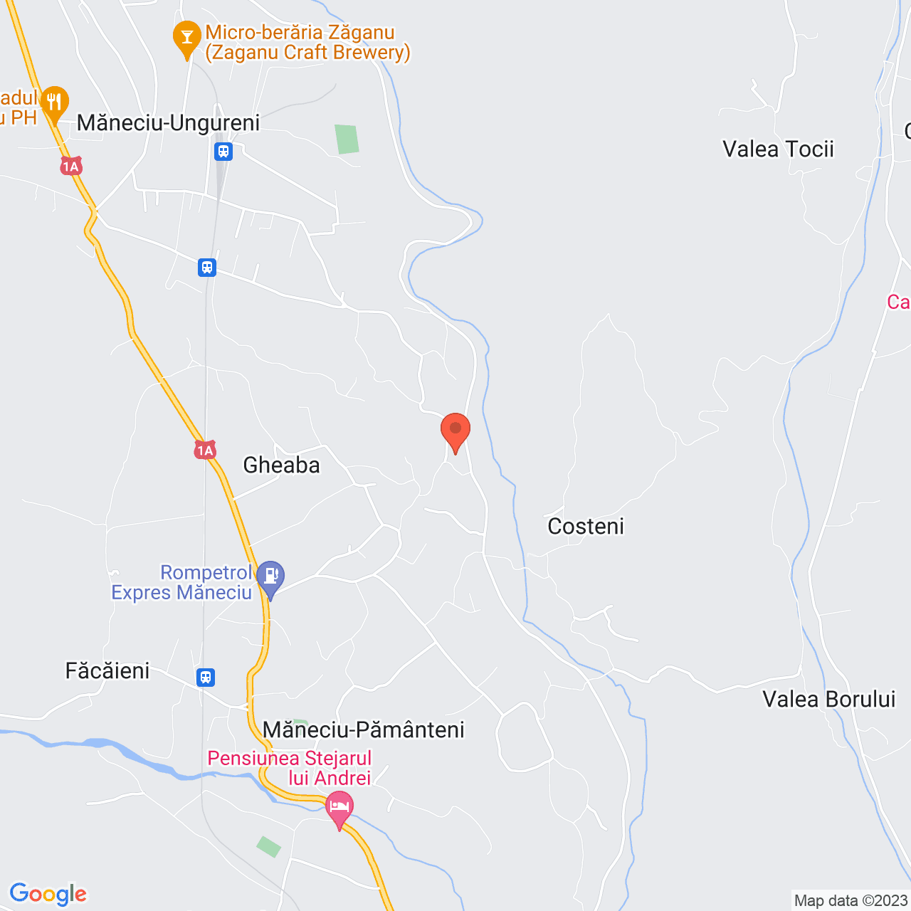 Poza harta streetview, zoom 14, adresa Măneciu, , judetul