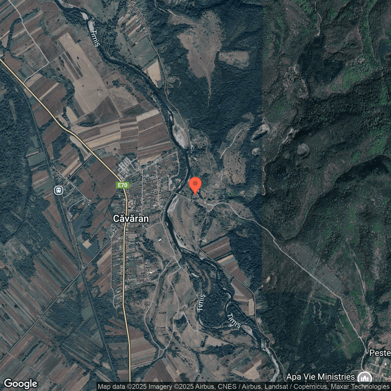 Poza harta hybrid, zoom 14, adresa Gurani Constantin Daicoviciu, , judetul