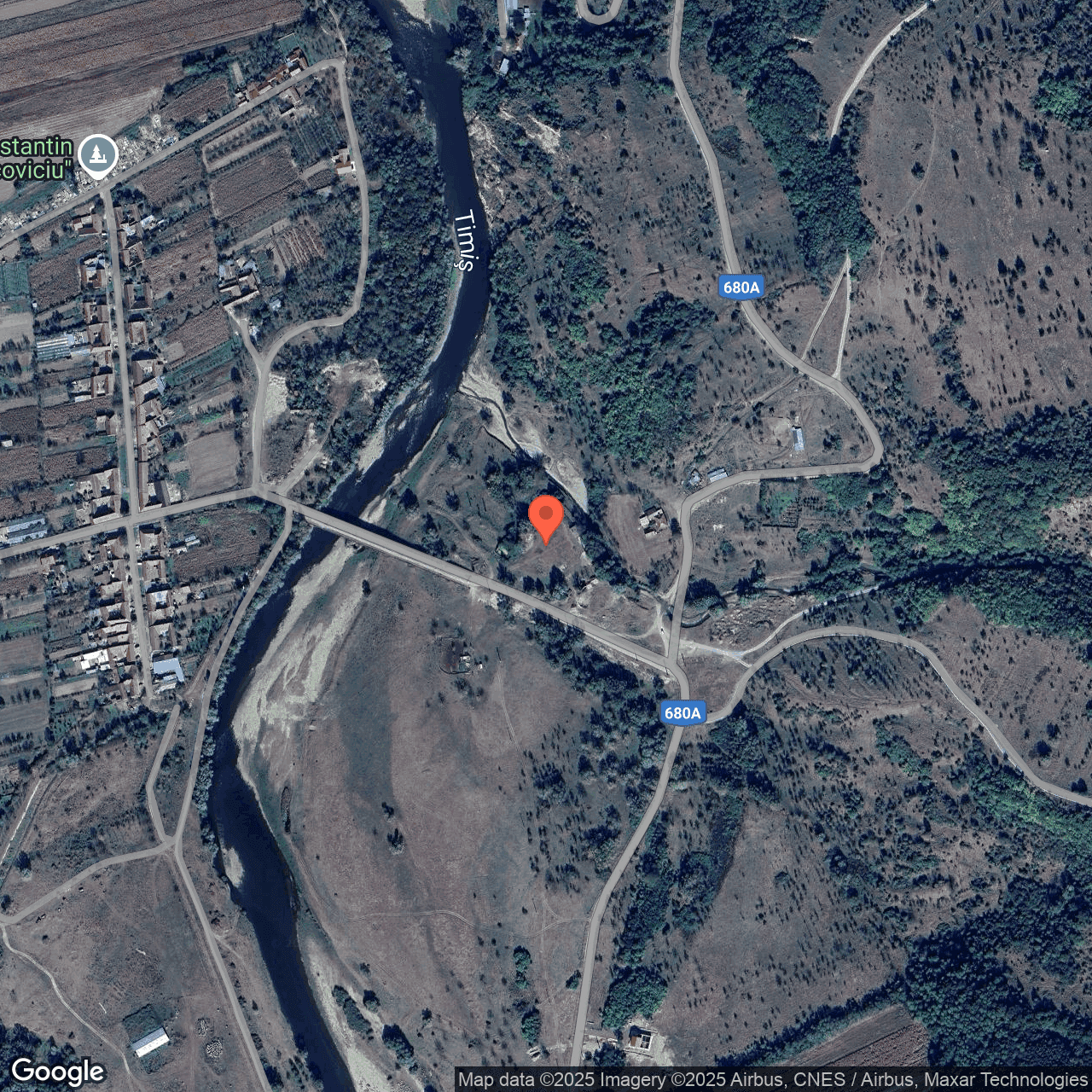 Poza harta hybrid, zoom 16, adresa Gurani Constantin Daicoviciu, , judetul