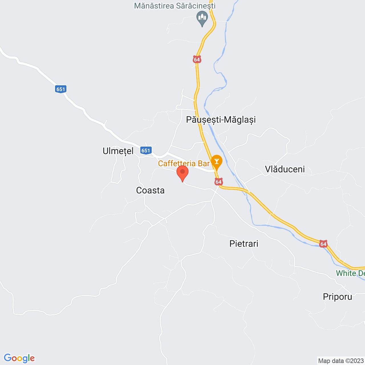 Poza harta streetview, zoom 14, adresa Pausesti Maglasi, sat Ulmetel, , judetul