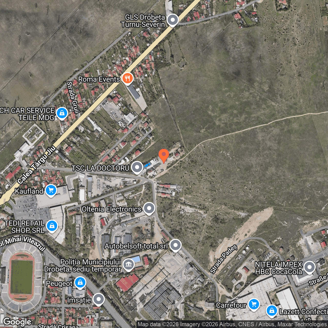 Poza harta hybrid, zoom 16, adresa Aleea Constructorilor nr. 38 Drobeta Turnu Severin, Judet Mehedinti, , judetul
