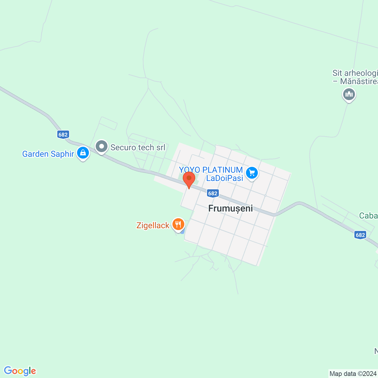 Poza harta streetview, zoom 14, adresa Frumuseni Arad, , judetul