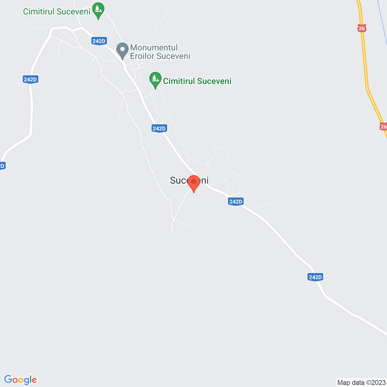 Poza harta streetview, zoom 14, adresa Suceveni, , judetul