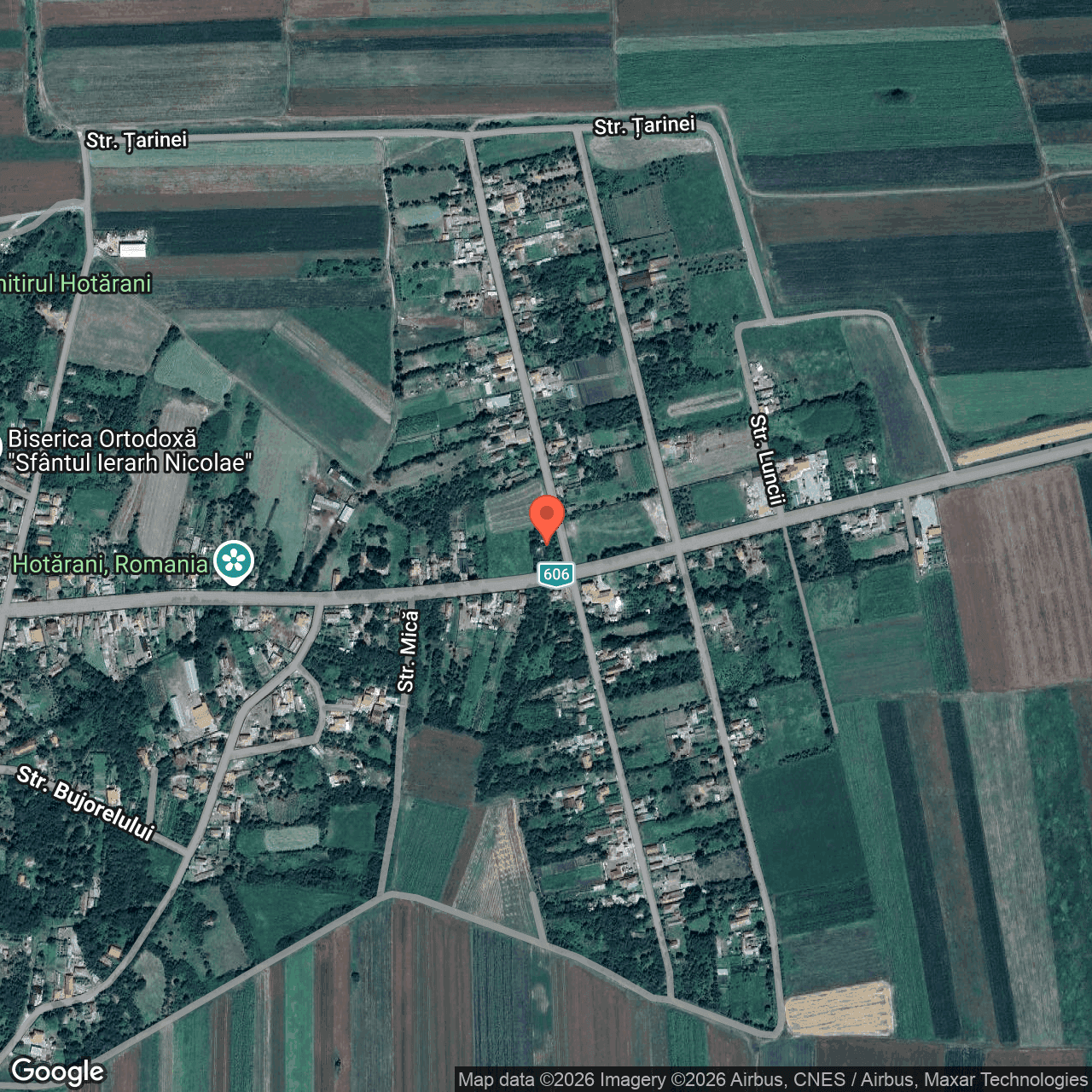 Poza harta hybrid, zoom 16, adresa Sat Hotarani, Com. Vanjulet, Jud. Mehedinti, , judetul