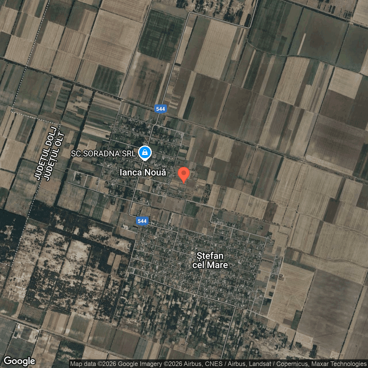 Poza harta hybrid, zoom 14, adresa Stefan cel Mare, jud. Olt, , judetul