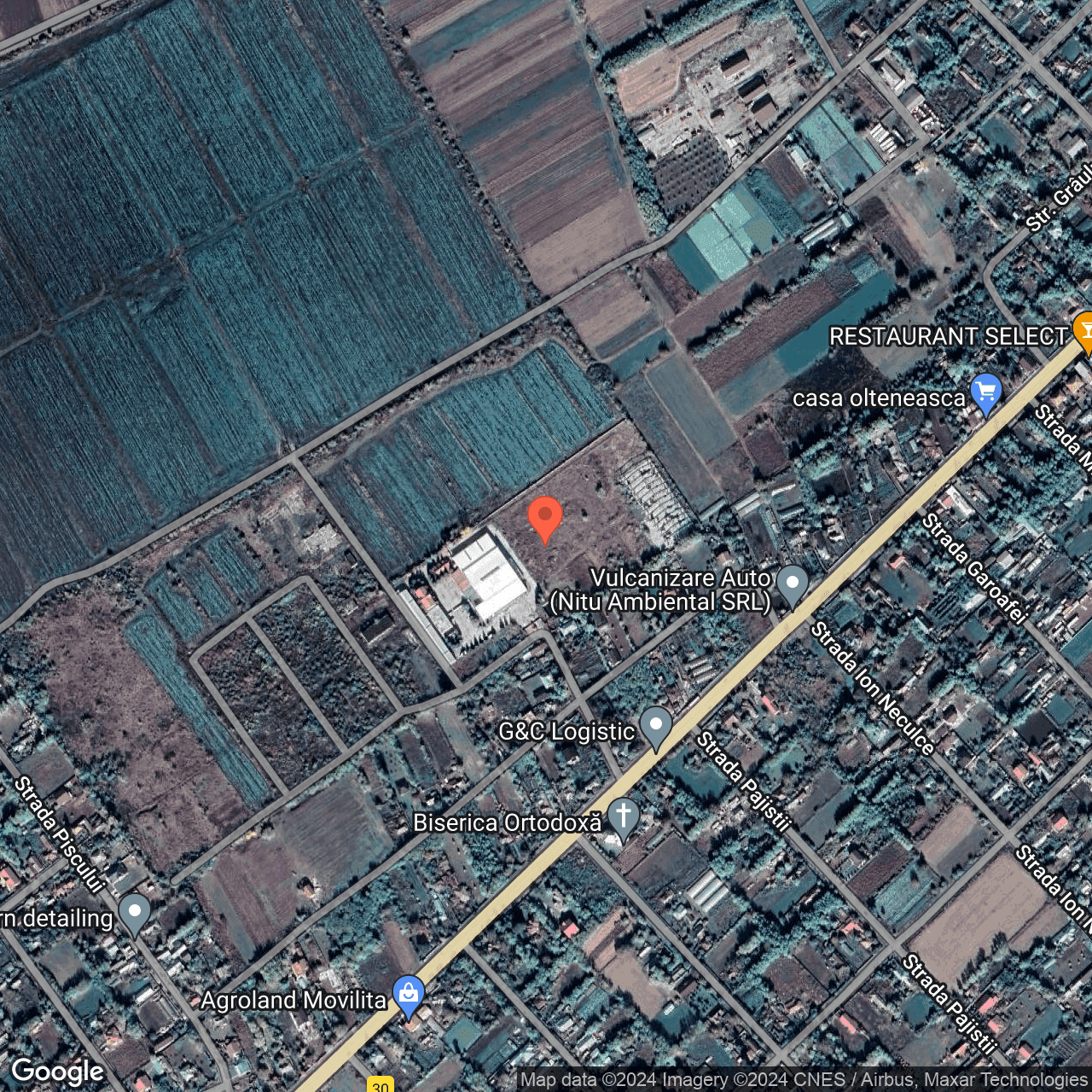 Poza harta hybrid, zoom 16, adresa Movilita, Ialomita, , judetul