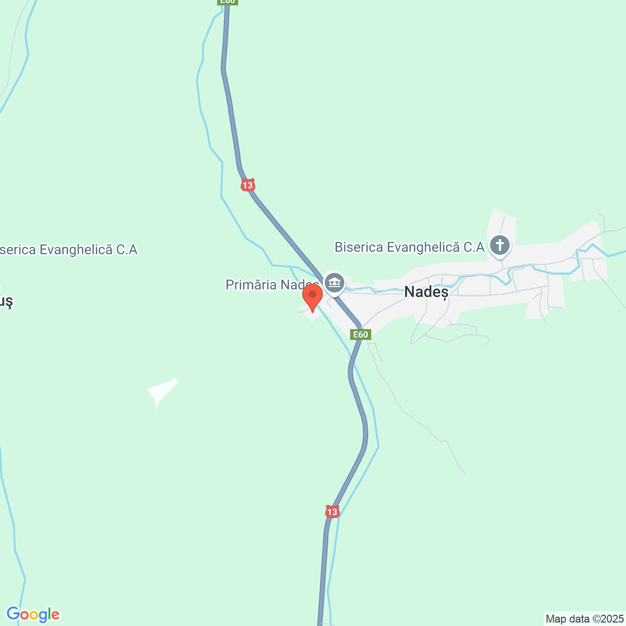 Poza harta streetview, zoom 14, adresa Nades Mures, , judetul