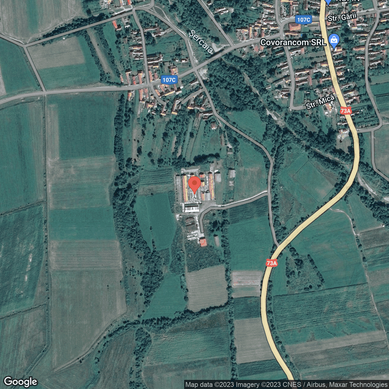 Poza harta hybrid, zoom 16, adresa Sercaia, , judetul