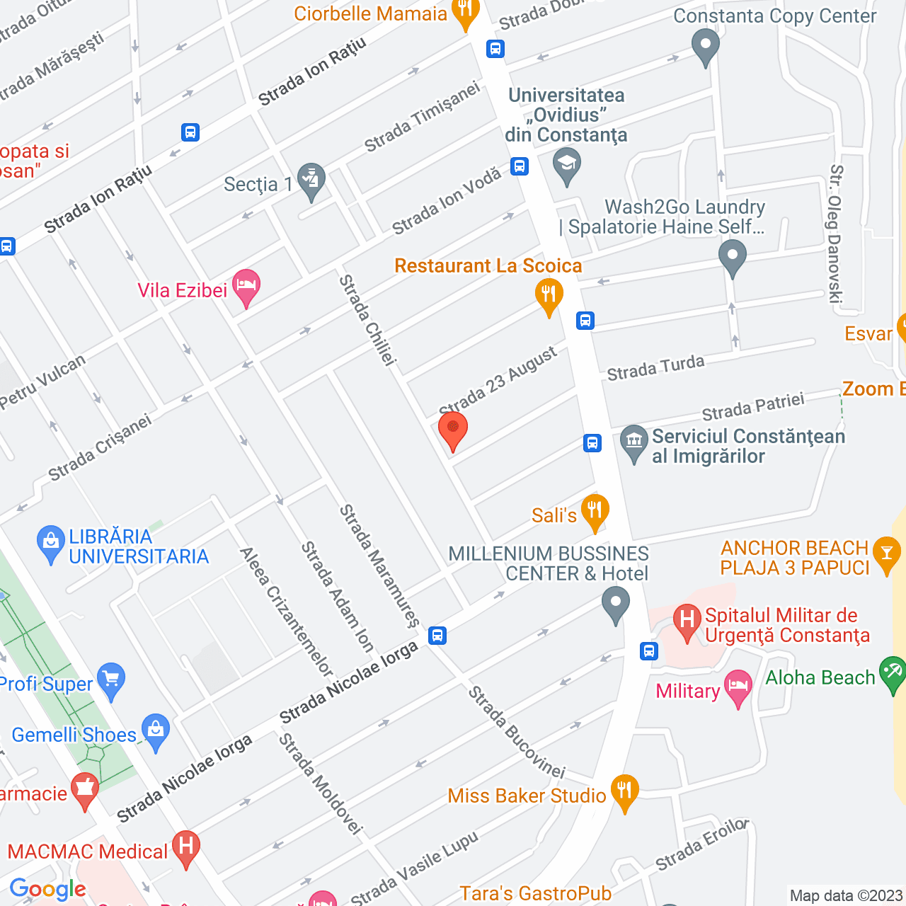 Poza harta streetview, zoom 16, adresa Chiliei 14 Constanta, , judetul