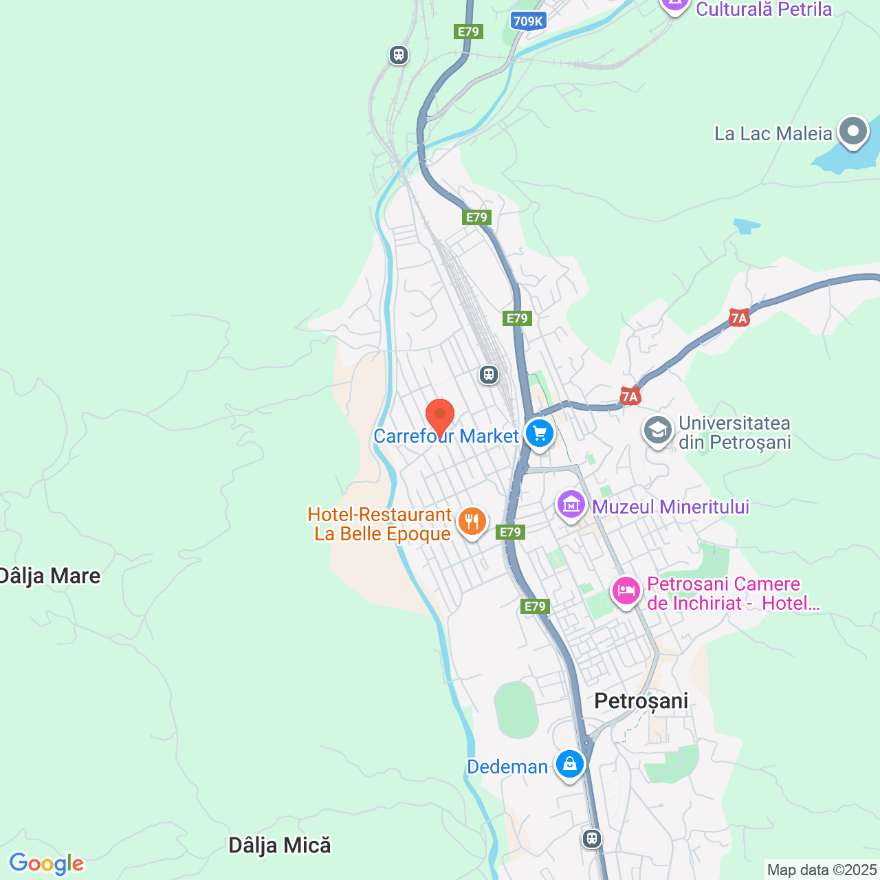 Poza harta streetview, zoom 14, adresa Petrosani, str. Gheorghe Doja, nr.2-4, , judetul