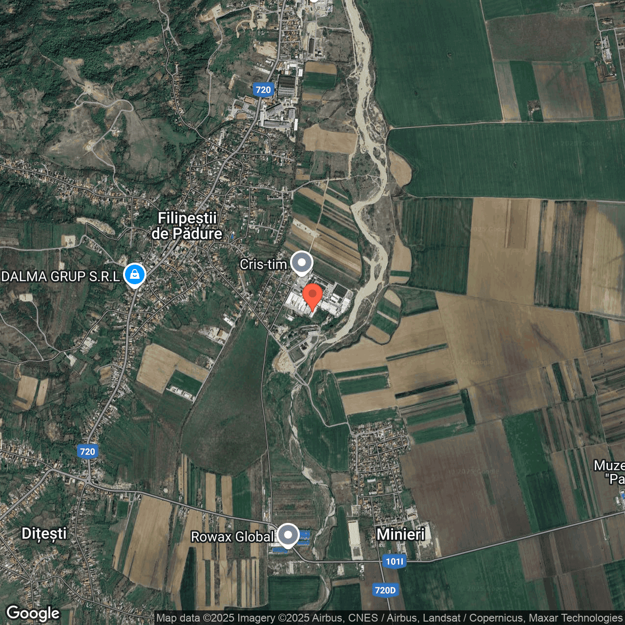 Poza harta hybrid, zoom 14, adresa Filipestii de Padure Prahova, , judetul