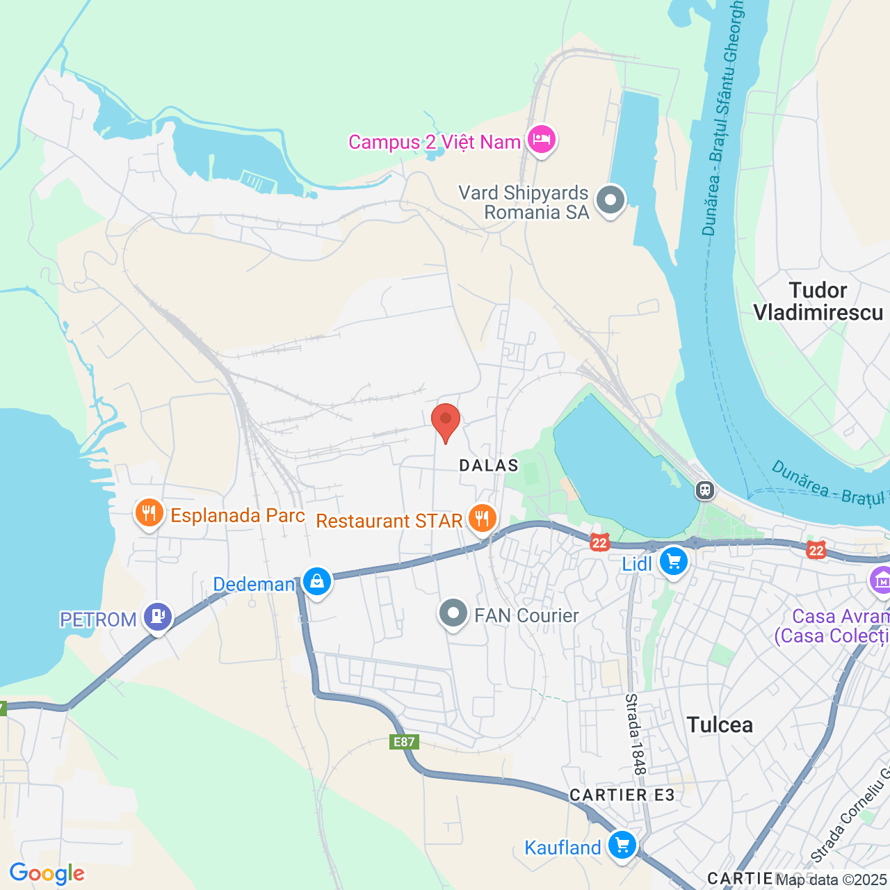 Poza harta streetview, zoom 14, adresa Strada Taberei, nr. 26, Tulcea, , judetul