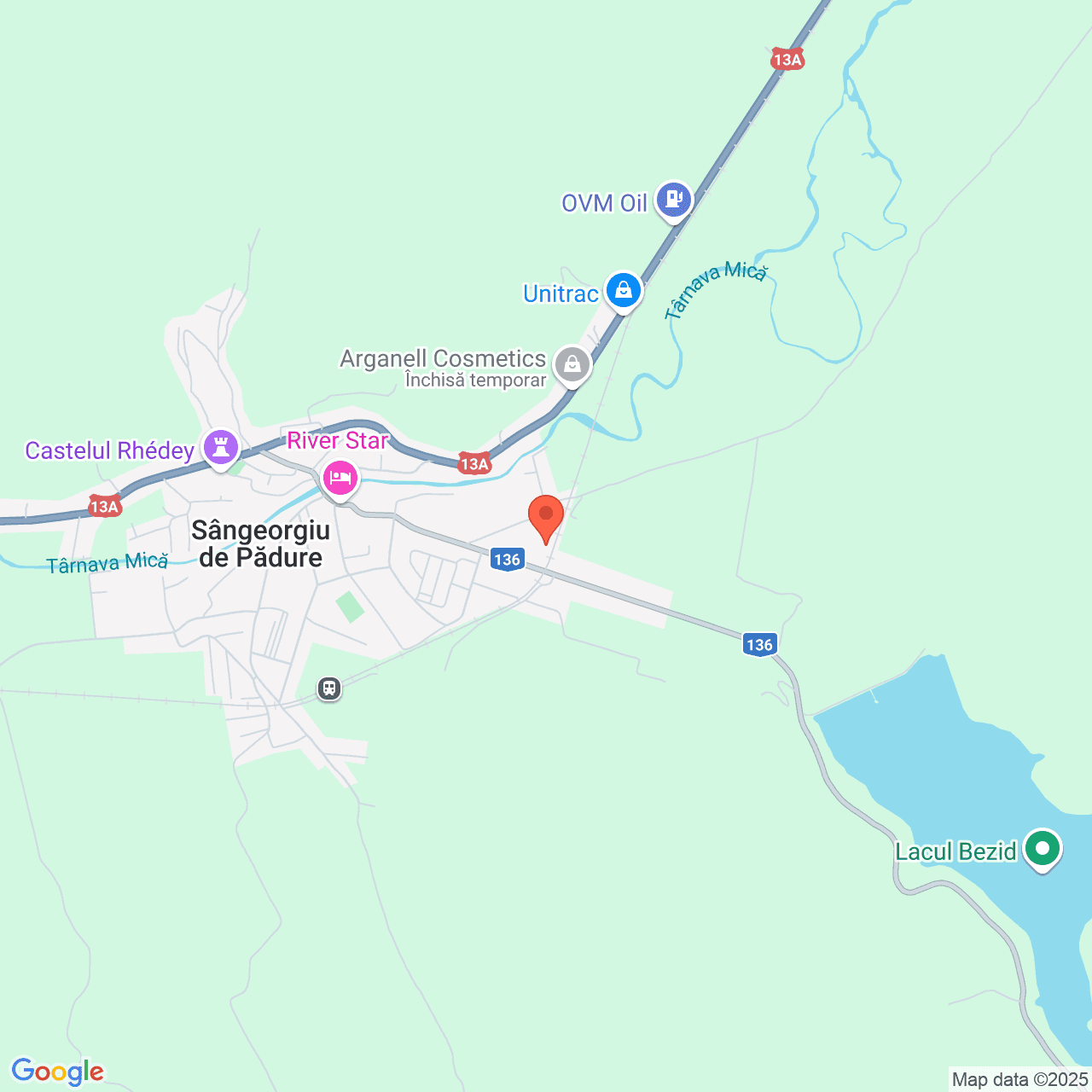 Poza harta streetview, zoom 14, adresa Sangeorgiu de Padure Mures, , judetul