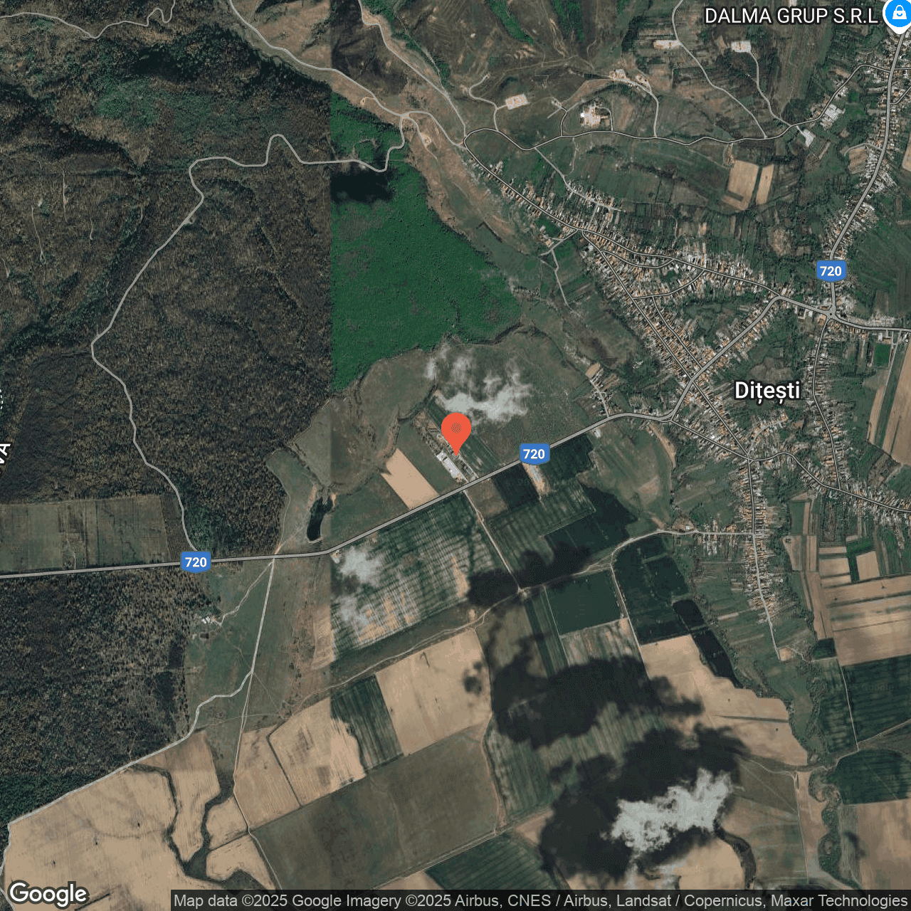Poza harta hybrid, zoom 14, adresa Filipestii de Padure, sat Ditesti, Prahova, , judetul
