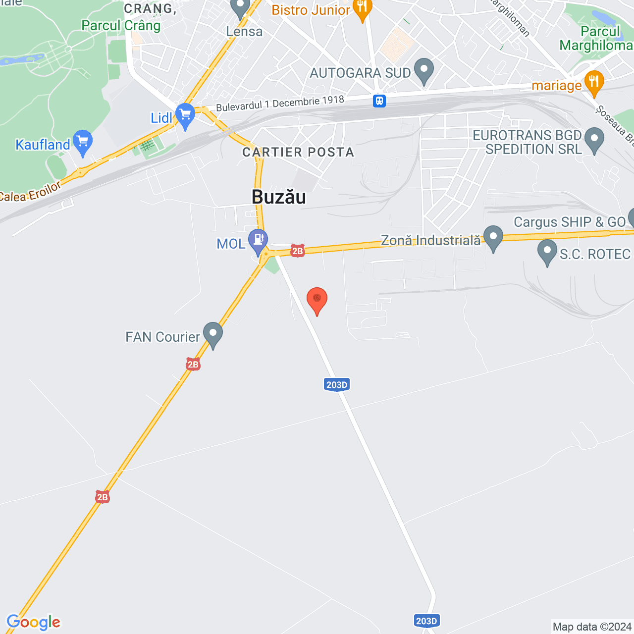 Poza harta streetview, zoom 14, adresa Buzau, str. Pogonele nr. 3, , judetul