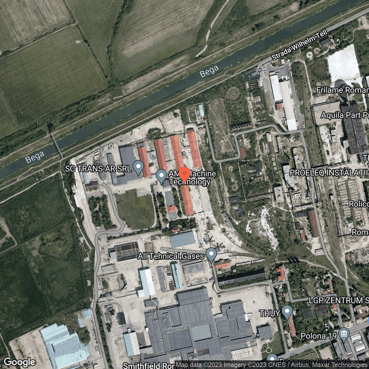 Poza harta hybrid, zoom 16, adresa Strada Polona Timisoara, , judetul