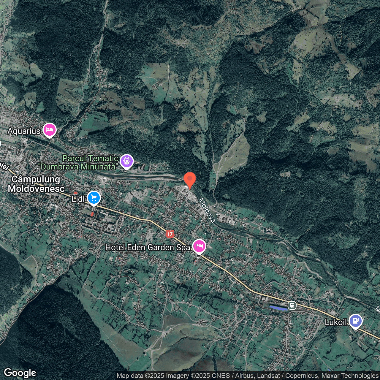 Poza harta hybrid, zoom 14, adresa Câmpulung Moldovenesc, , judetul