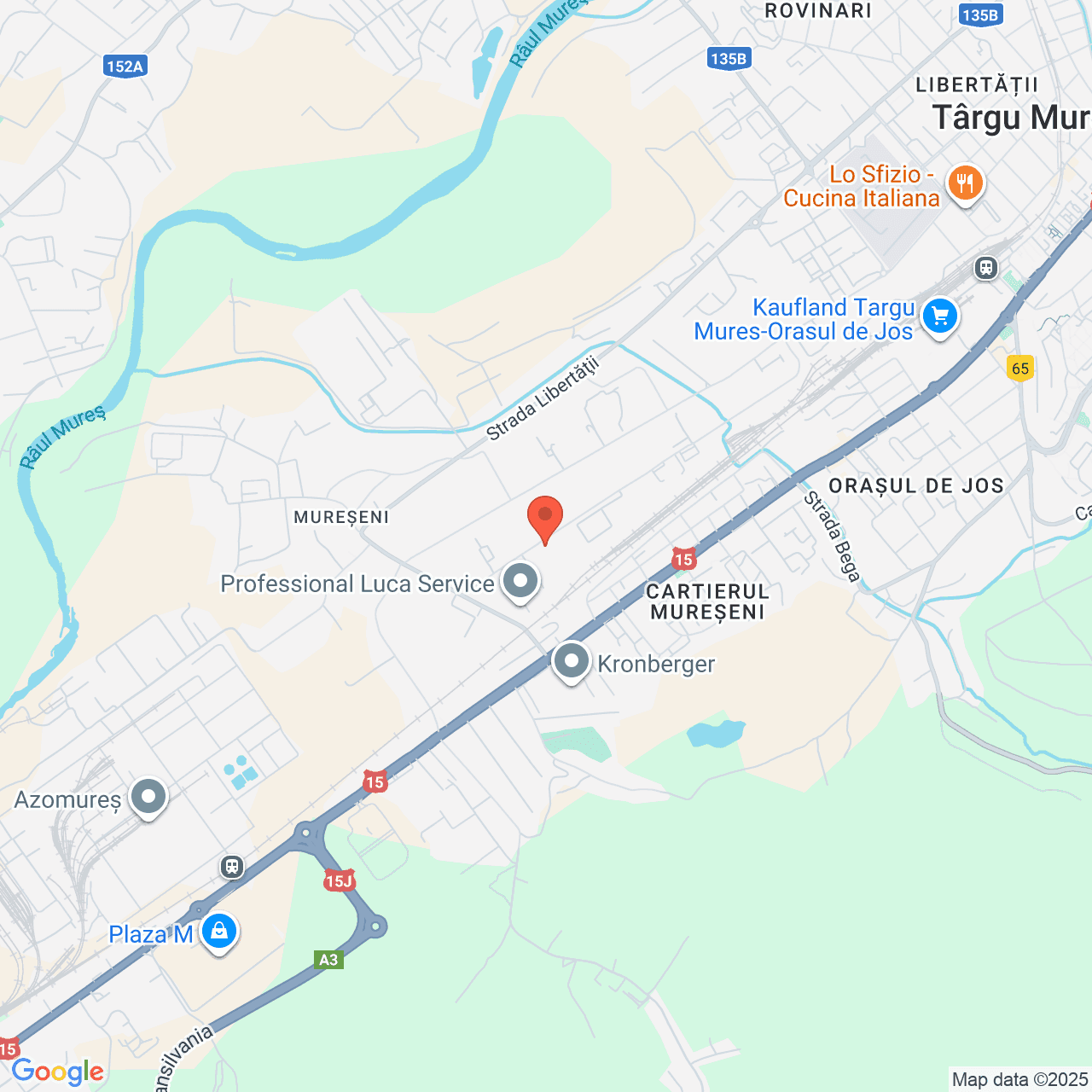 Poza harta streetview, zoom 14, adresa Târgu Mureș, str. Depozitelor nr. 47-49, , judetul