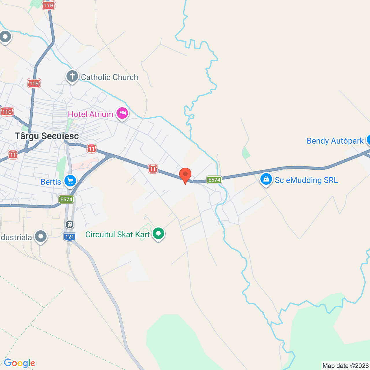 Poza harta streetview, zoom 14, adresa Targul Secuiesc Covasna, , judetul