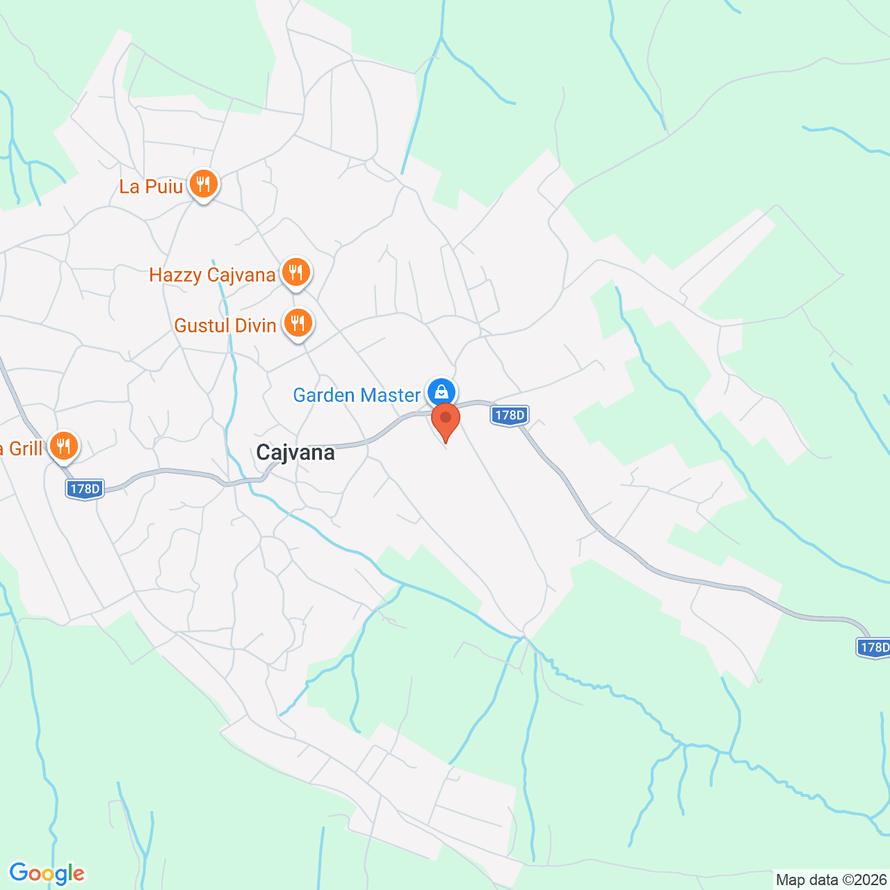 Poza harta streetview, zoom 14, adresa Cajvana Suceava, , judetul