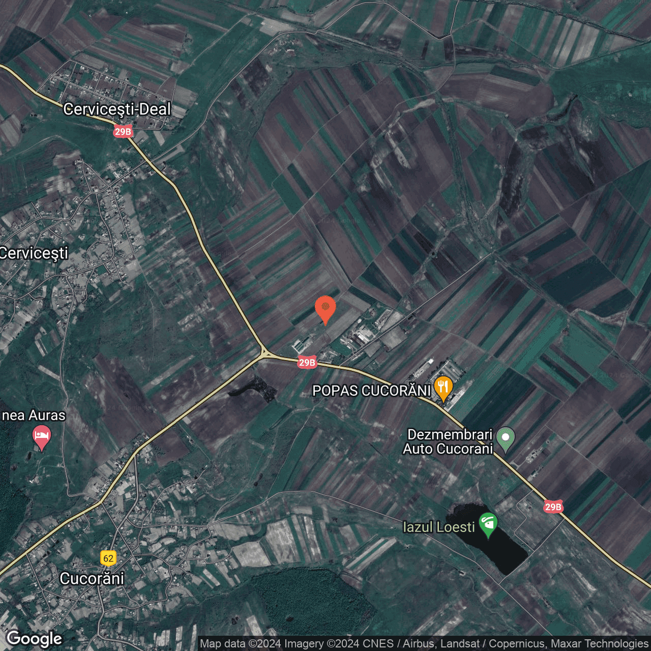 Poza harta hybrid, zoom 14, adresa Cucorani com. Mihai Eminescu, jud. Botosani, , judetul