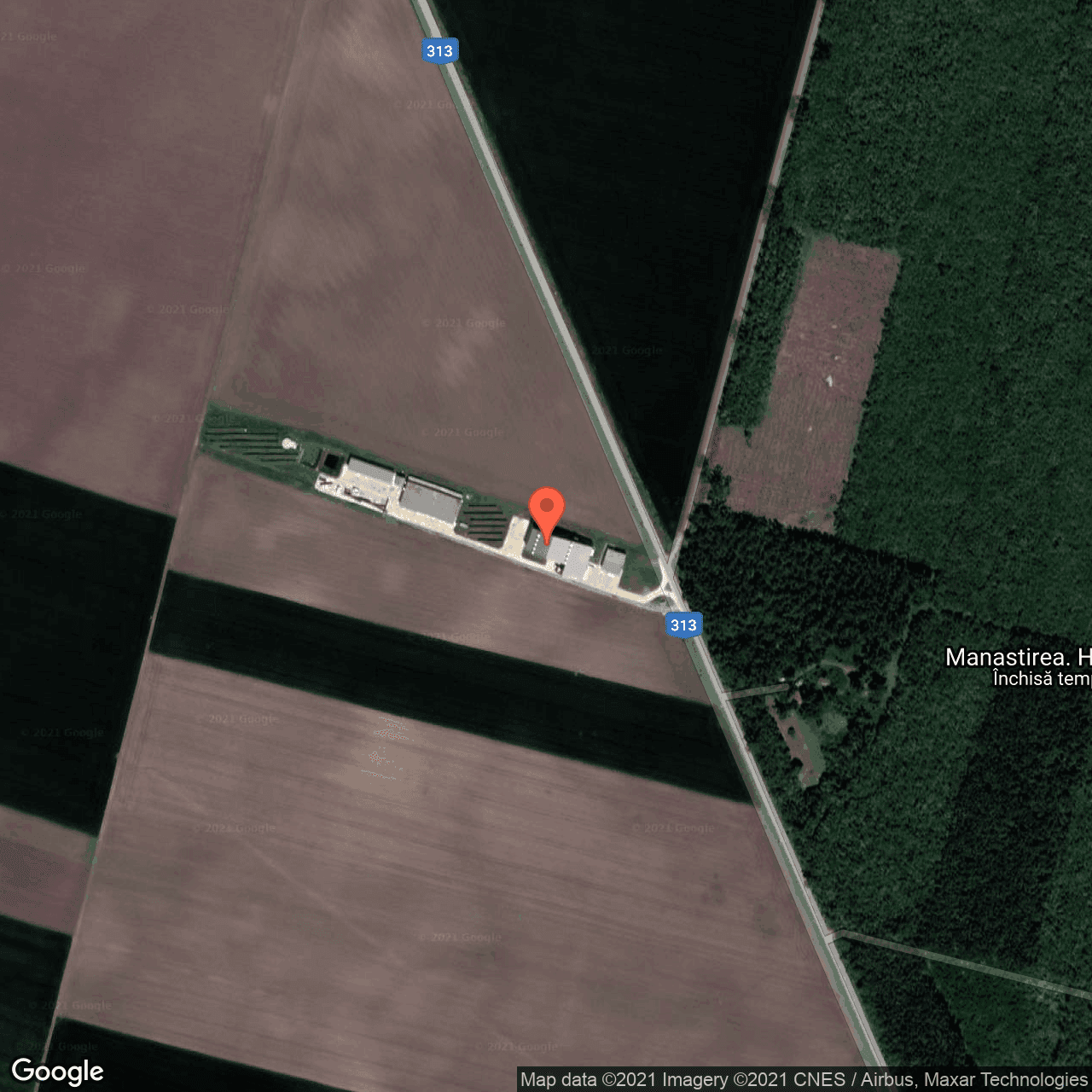 Poza harta hybrid, zoom 16, adresa Axintele, judetul Ialomita