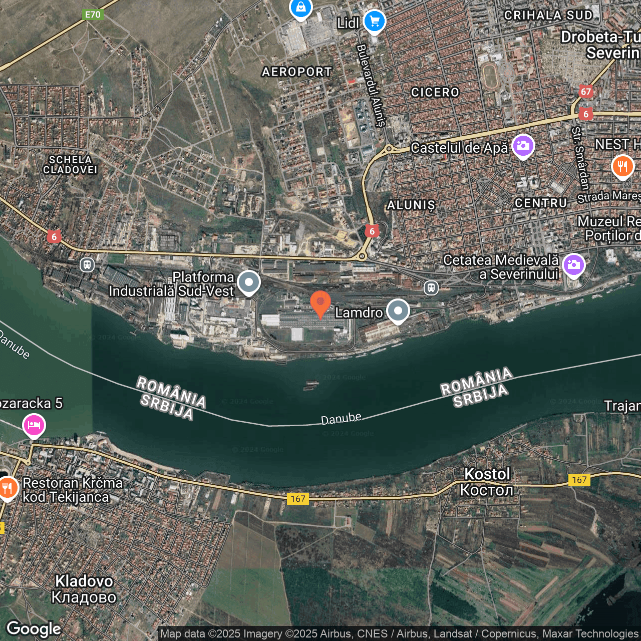 Poza harta hybrid, zoom 14, adresa Drobeta Turnu Severin, , judetul