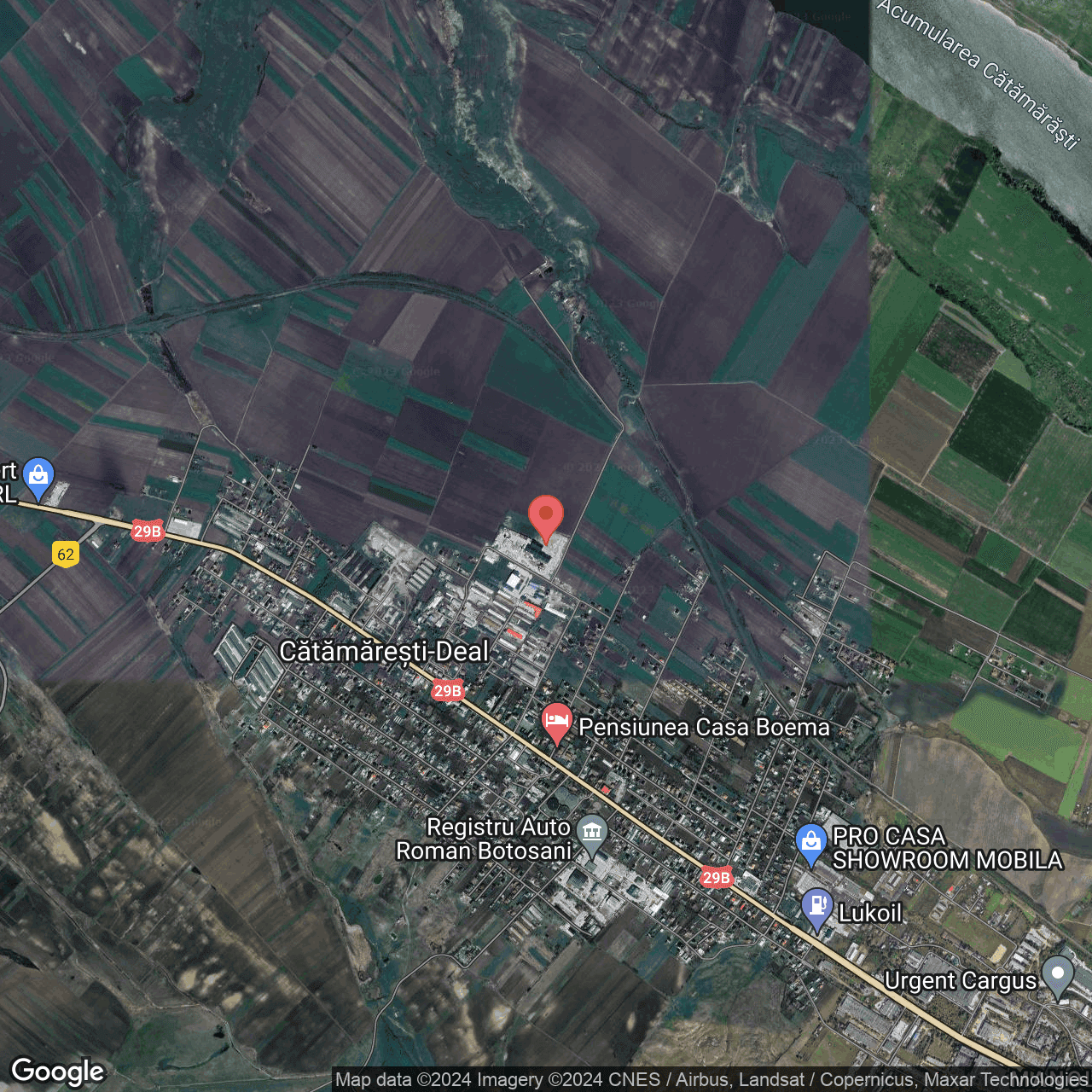 Poza harta hybrid, zoom 14, adresa Catamarasti Deal, , judetul