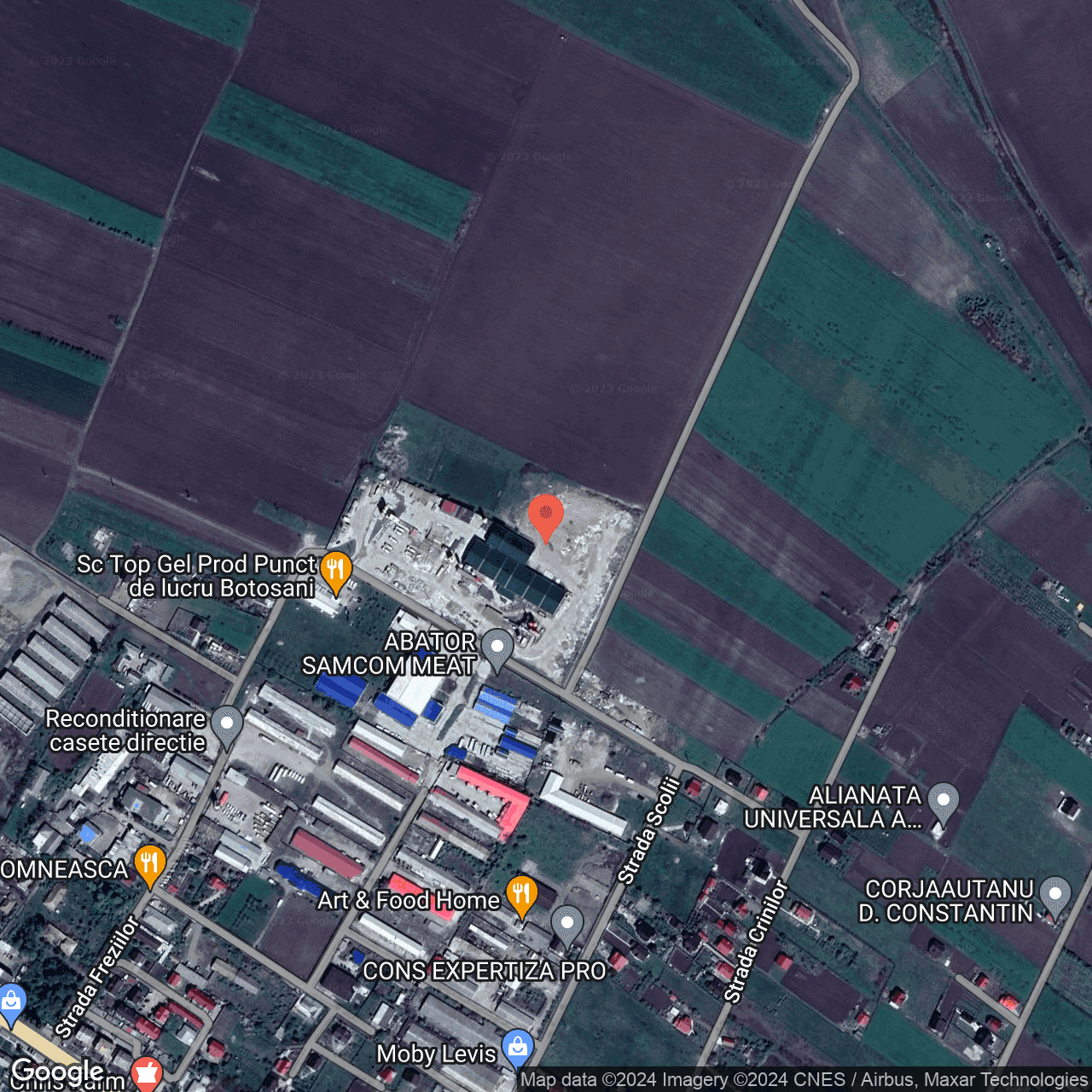 Poza harta hybrid, zoom 16, adresa Catamarasti Deal, , judetul