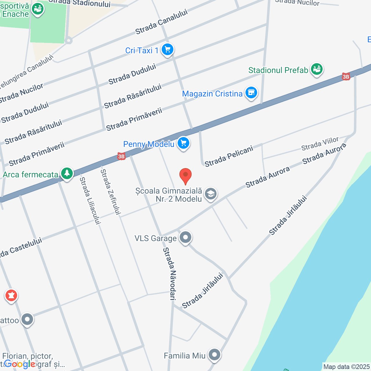 Poza harta streetview, zoom 16, adresa Modelu, str. Salcamilor nr.2, , judetul