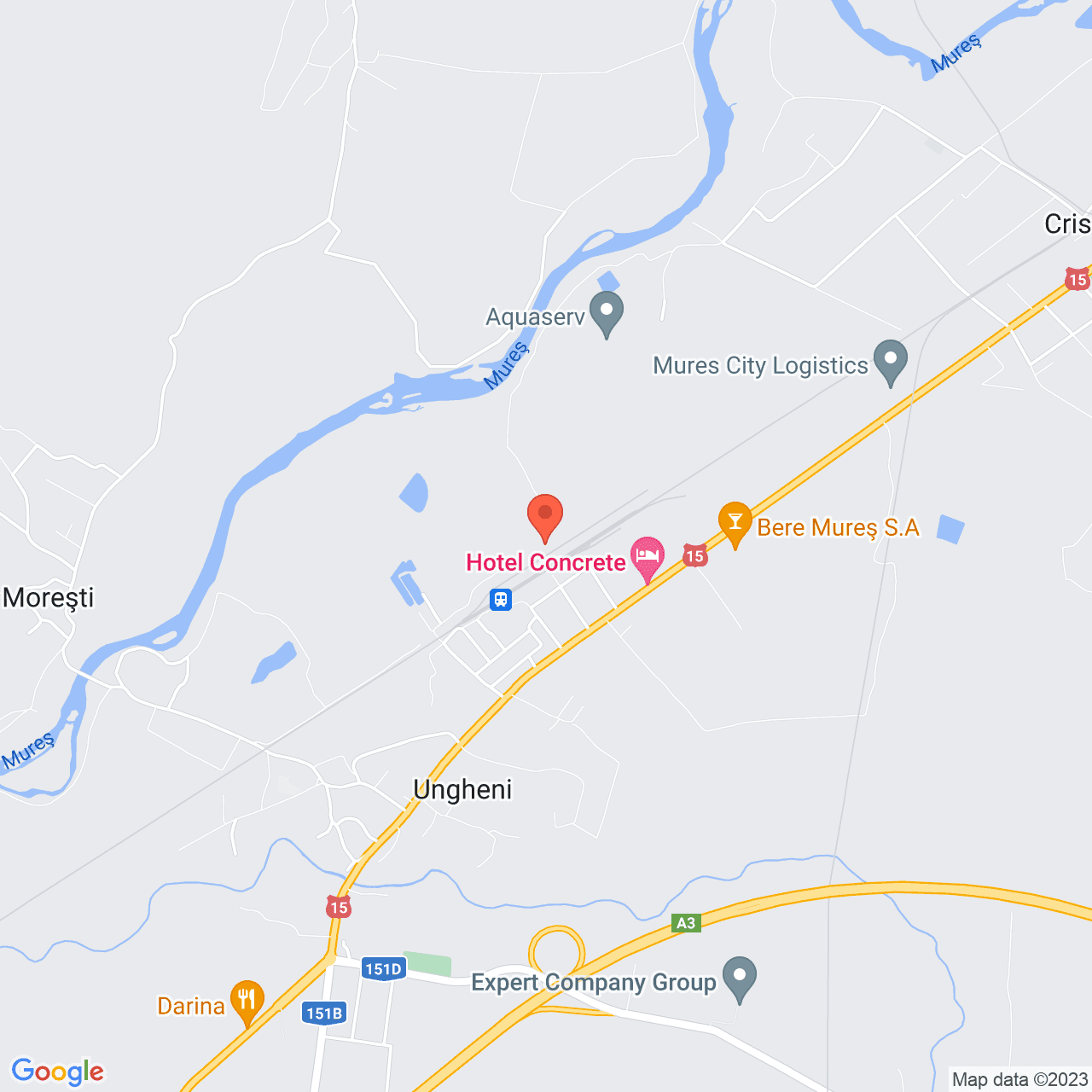 Poza harta streetview, zoom 14, adresa Ungheni Mures, , judetul