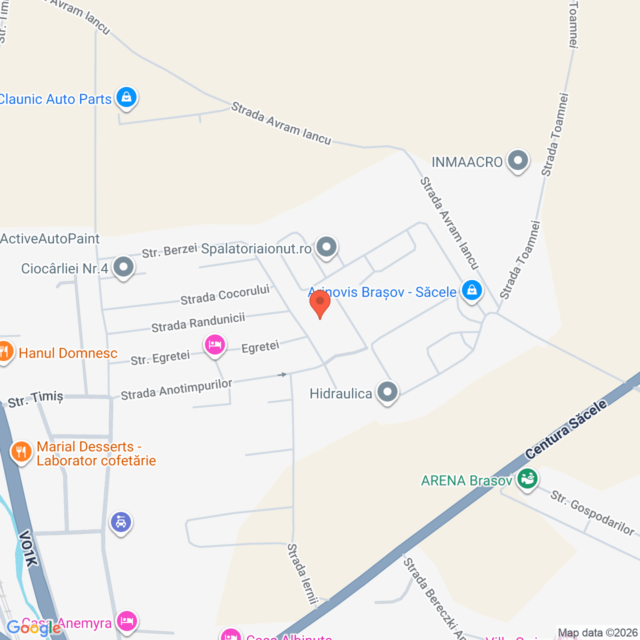 Poza harta streetview, zoom 16, adresa Săcele, Jud. Brașov, , judetul