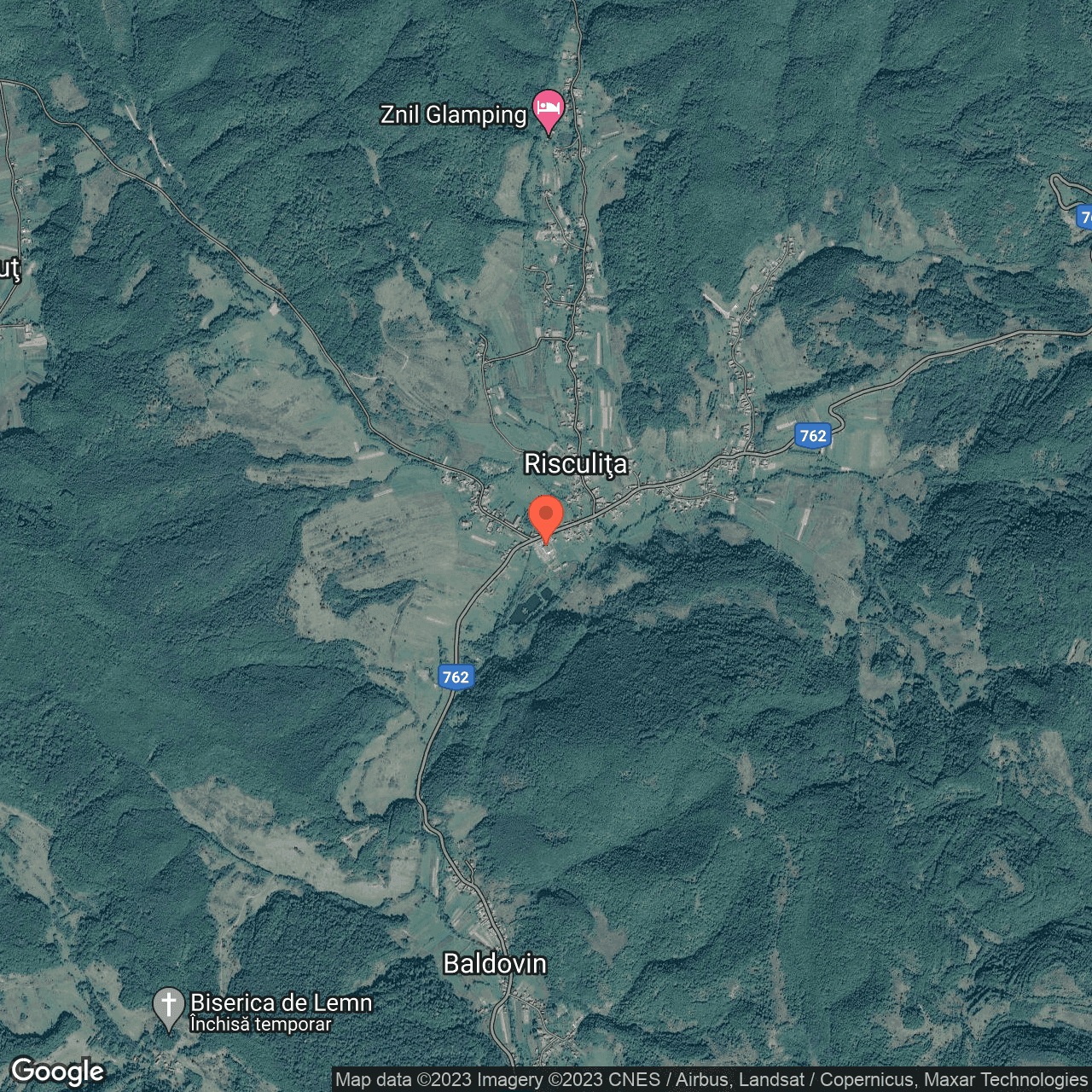 Poza harta hybrid, zoom 14, adresa Baia de Criș, , judetul