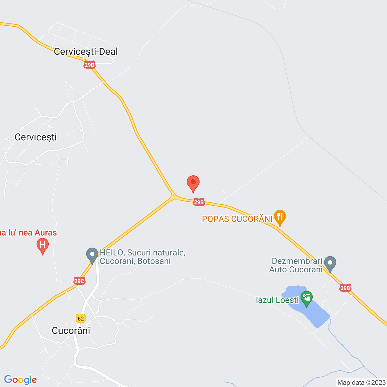 Poza harta streetview, zoom 14, adresa Cucorani, , judetul