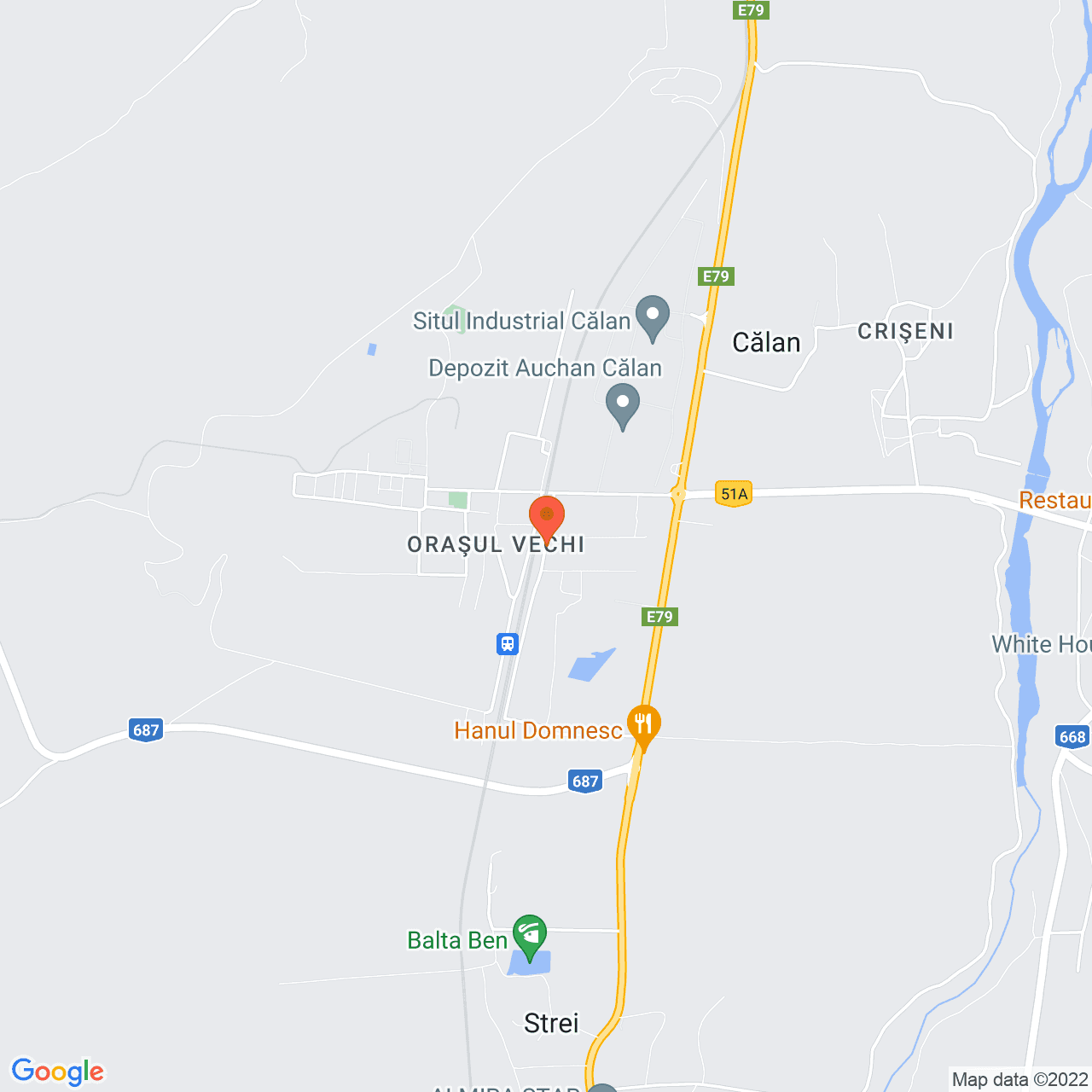 Poza harta streetview, zoom 14, adresa Garii 6, Calan, judetul Hunedoara