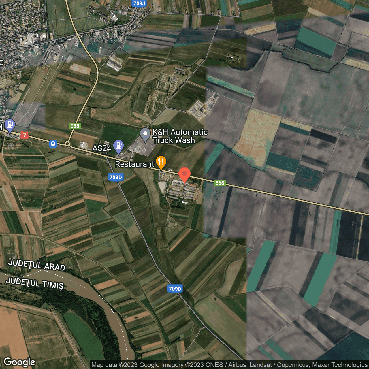 Poza harta hybrid, zoom 14, adresa Nadlac, , judetul