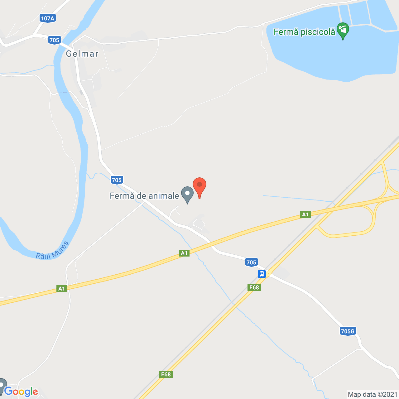 Poza harta streetview, zoom 14, adresa Geoagiu, judetul Hunedoara