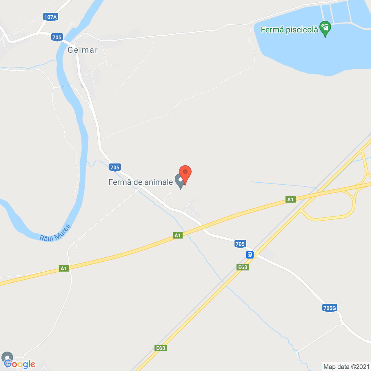 Poza harta streetview, zoom 14, adresa Gelmar, Geoagiu, judetul Hunedoara