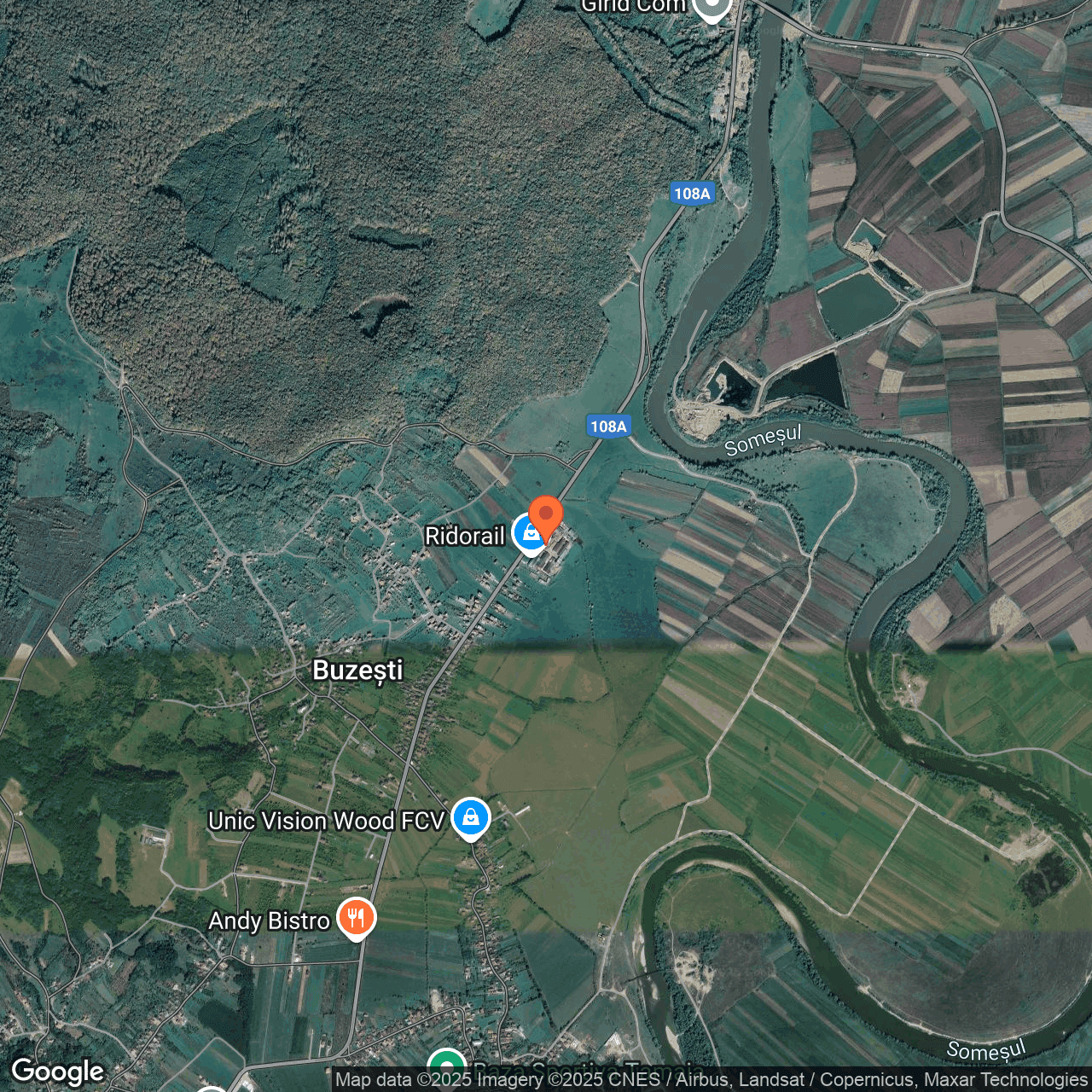 Poza harta hybrid, zoom 14, adresa Buzesti, str. Independentei, nr. 74, jud. Maramures, , judetul