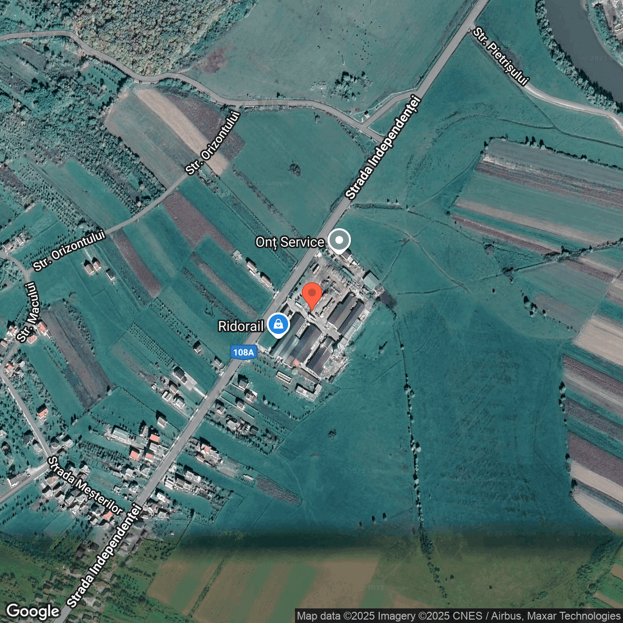 Poza harta hybrid, zoom 16, adresa Buzesti, str. Independentei, nr. 74, jud. Maramures, , judetul