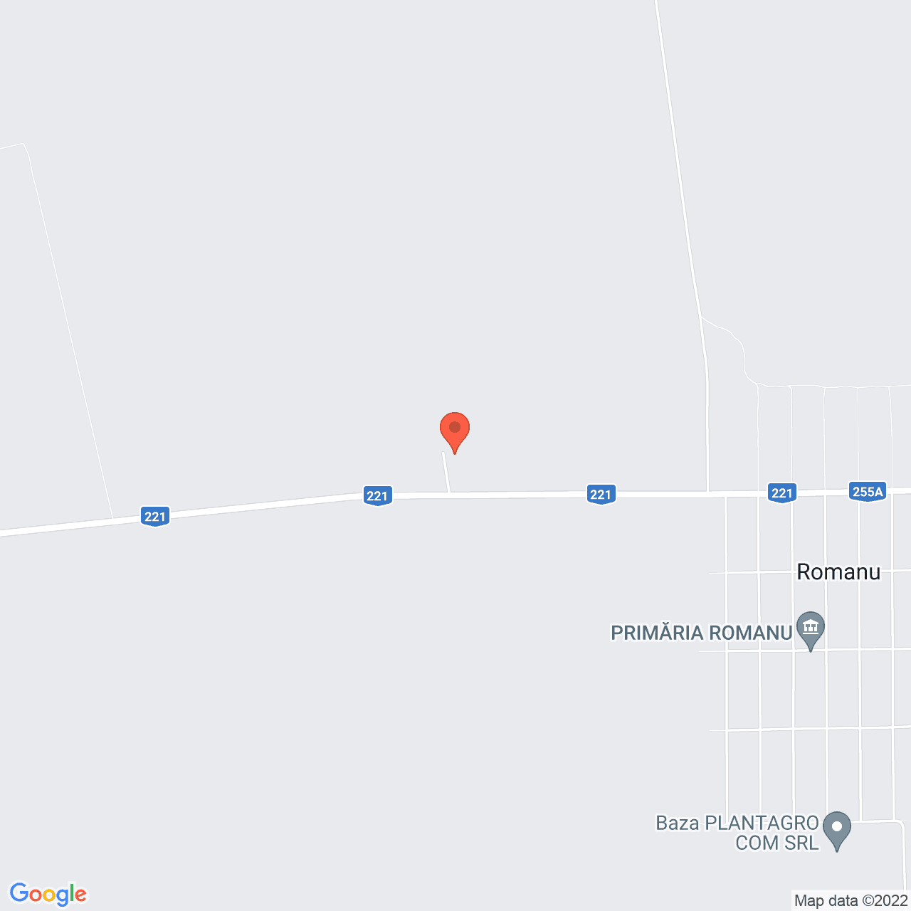 Poza harta streetview, zoom 14, adresa Romanu, judetul Braila