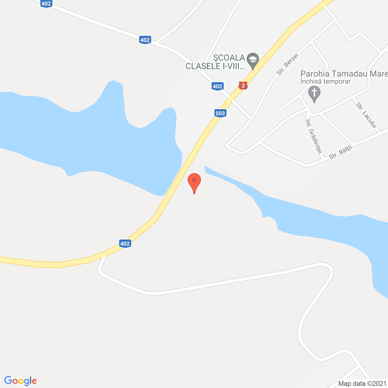 Poza harta streetview, zoom 16, adresa Tamadau Mare, judetul Calarasi