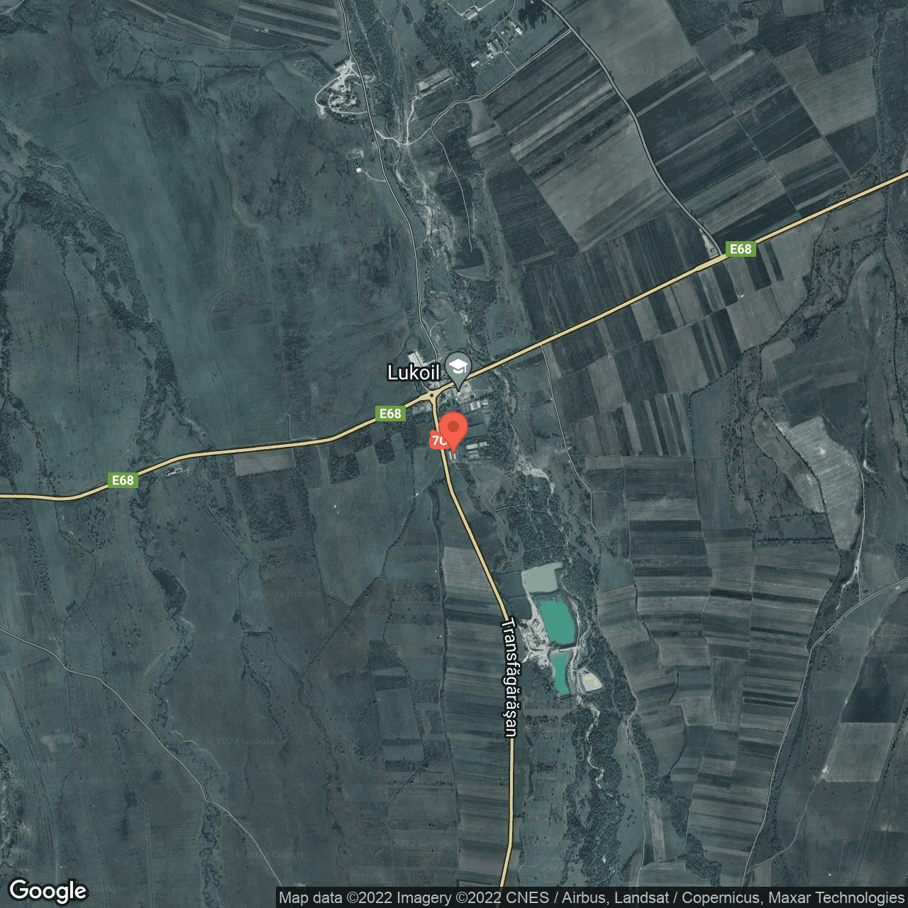 Poza harta hybrid, zoom 14, adresa Cartisoara, judetul Sibiu