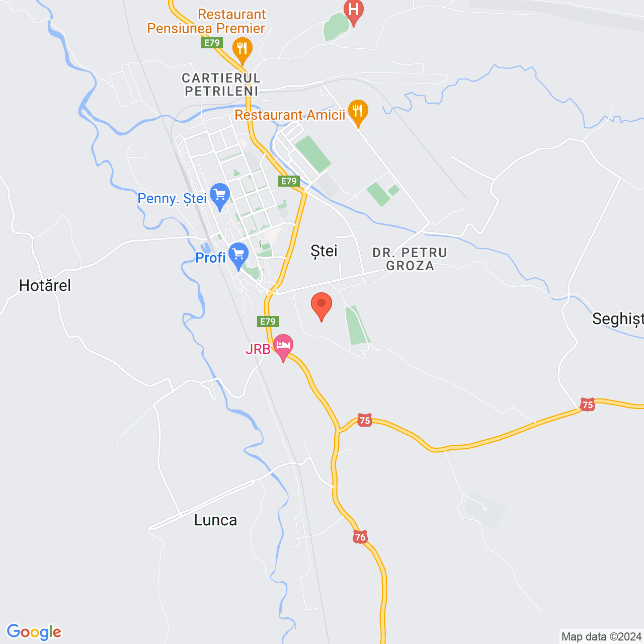 Poza harta streetview, zoom 14, adresa Stei, , judetul