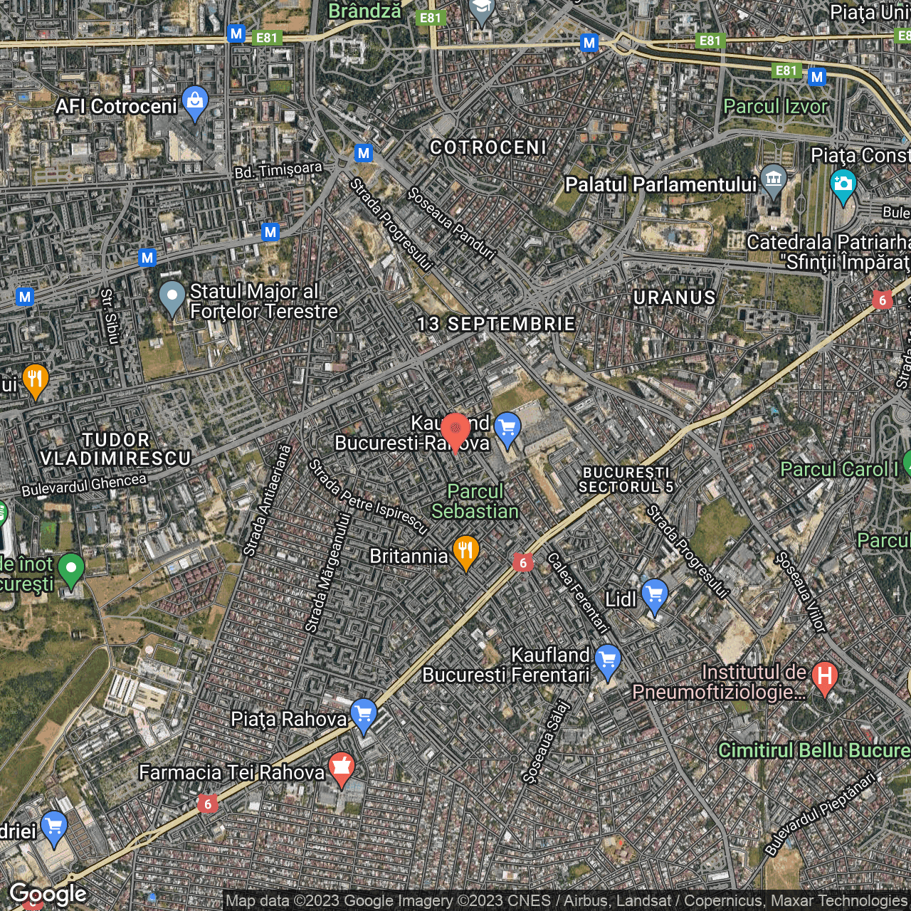 Poza harta hybrid, zoom 14, adresa Strqada Dumbrava Noua 35, , judetul