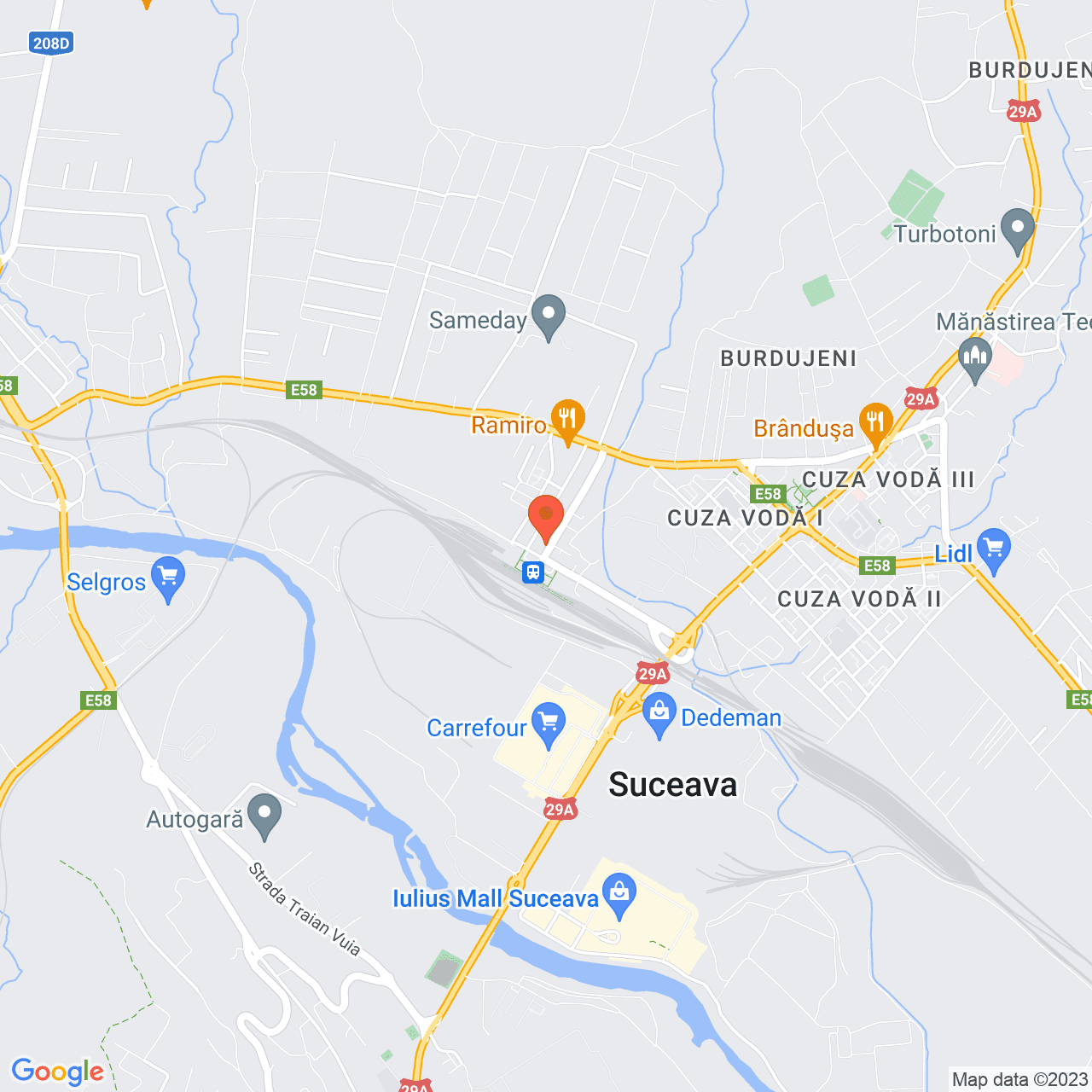 Poza harta streetview, zoom 14, adresa Suceava, , judetul