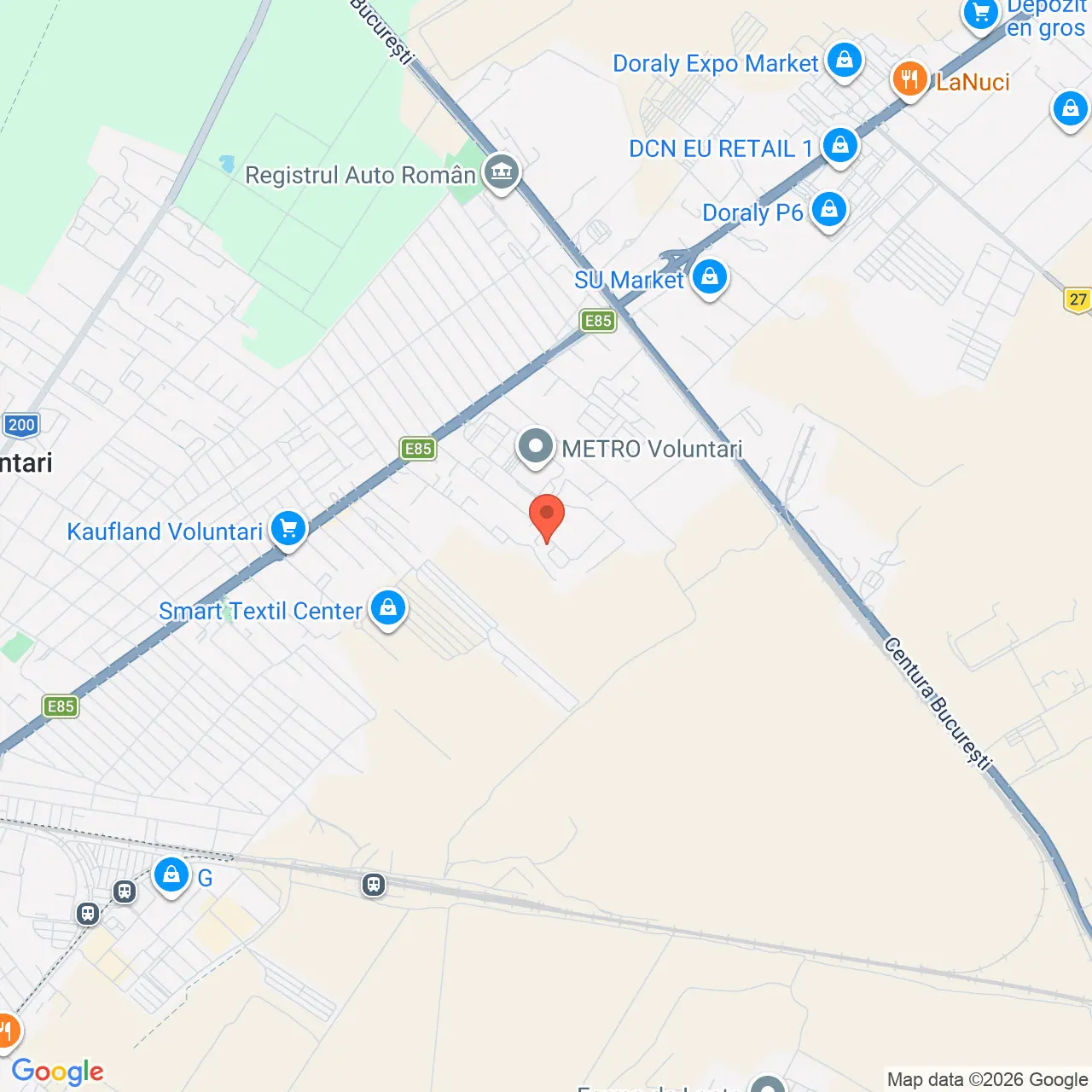Poza harta streetview, zoom 14, adresa Strada Scolii nr. 40A Voluntari, , judetul