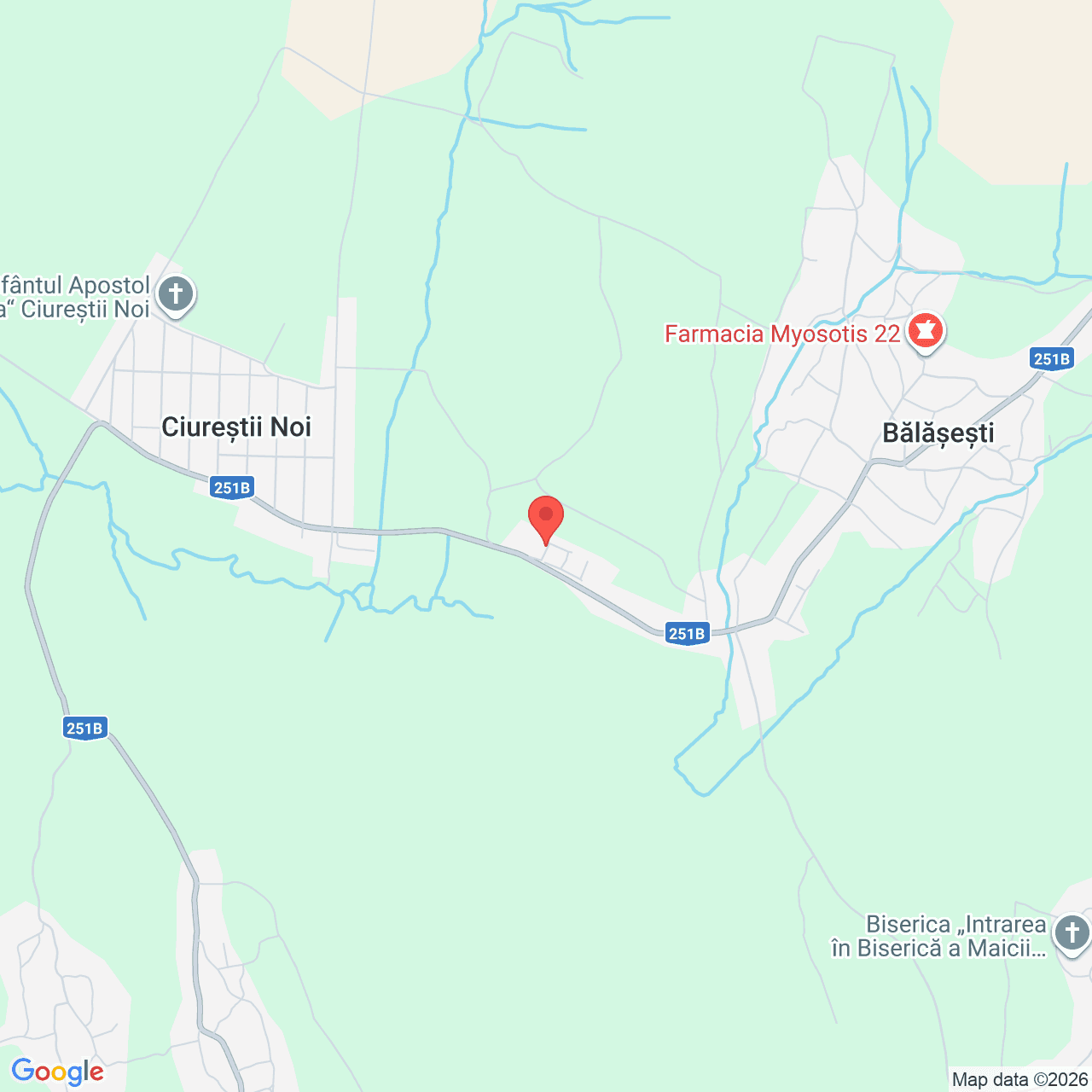 Poza harta streetview, zoom 14, adresa Balasesti Galati, , judetul